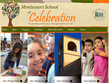 Tablet Screenshot of montessoricelebration.com